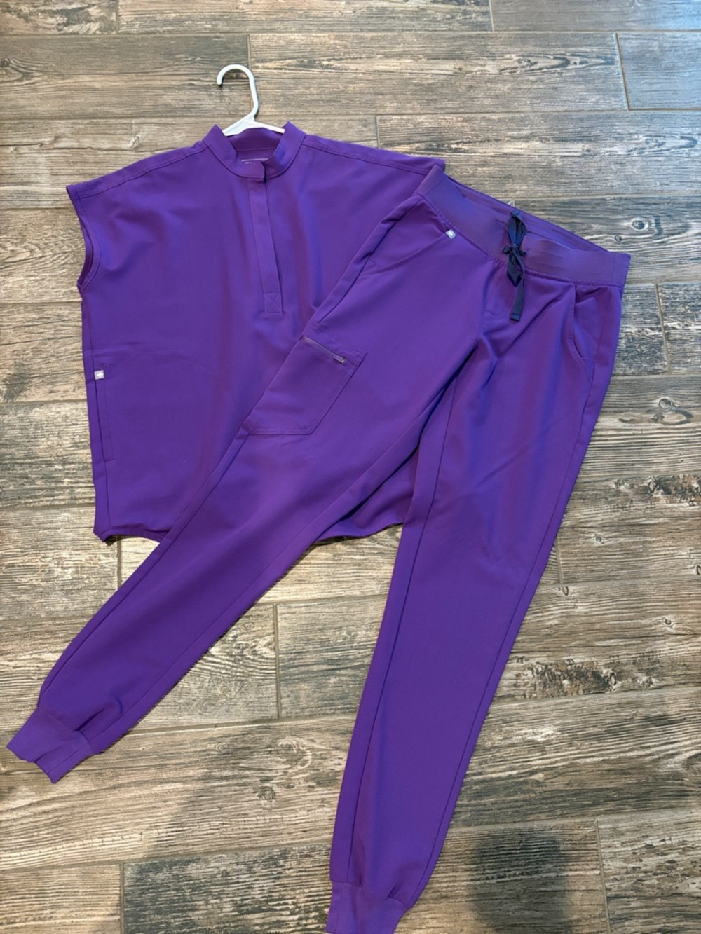 Figs Women's Purple Track Joggers